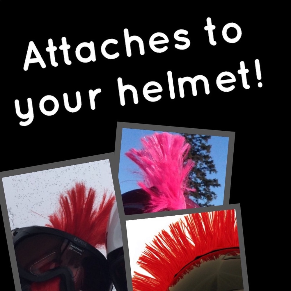 New Purple! The Original Helmet Hair! An accessory
